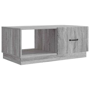 vidaXL Masă de cafea Sonoma gri 90 x 50 x 37 cm Lemn prelucrat