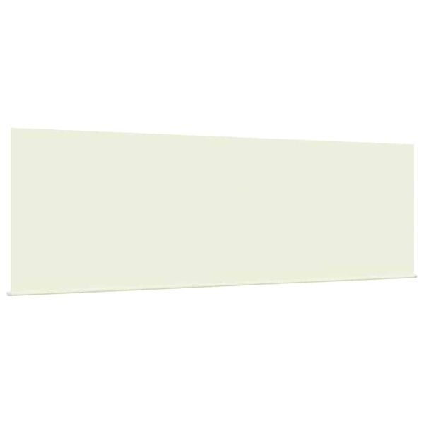 vidaXL Cortina Retractabilă Crem 400 &times; 300 cm Poliester și Aluminiu