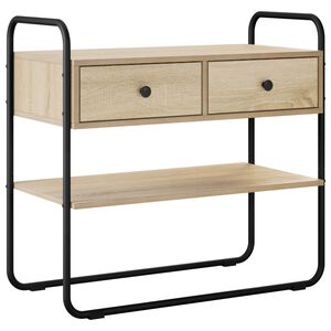vidaXL Masă de consolă Stejar Sonoma 80 x 40 x 75 cm Lemn prelucrat