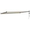 vidaXL Copertină retractabilă automată, crem, 5x3 m