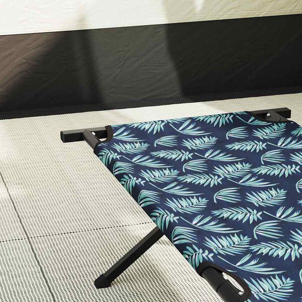 vidaXL Pat pliabil pentru camping Frunză 2 pcs Pădure 193 x 69 x 45 cm