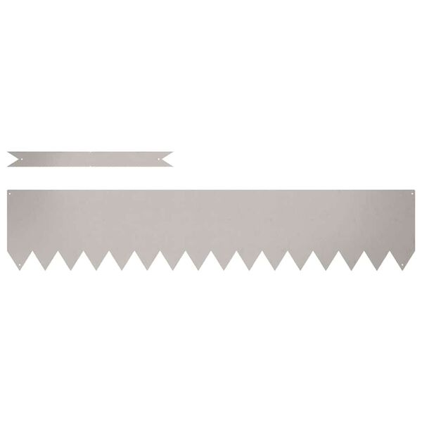 vidaXL Margine pentru gazon 50 pcs Maro 100 x 0.05 x 20 cm