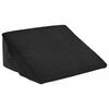 vidaXL Perna wedge Negru 55 x 55 x 26 cm Spumă cu Memorie