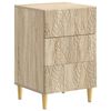 vidaXL Noptieră Stejar Sonoma 43 x 39,5 x 66,5 cm Lemn prelucrat