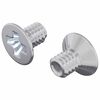 vidaXL Șuruburi cu cap &icirc;ngropat 2 buc. Argintiu M4 x 6 mm Oțel