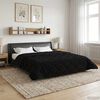 vidaXL Duvet complet pe tot parcursul anului Patos Negru 220 x 240 cm