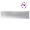 vidaXL Borduri de gazon 10 buc 25x103 cm Oțel galvanizat