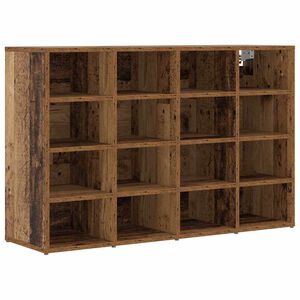 vidaXL Dulap pentru pantofi 103 x 30 x 67 cm Lemn prelucrat Lemn vechi