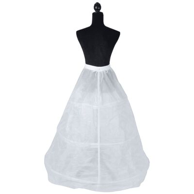 Jupon pentru rochie de mireasă, alb