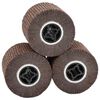 vidaXL Role de șlefuire 3 buc. Maro 12 x 12 x 10 cm Fibra sintetică