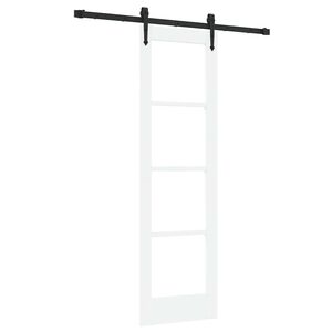vidaXL Ușă glisantă ORKDAL 61 x 198,5 cm Lemn masiv de pin și sticlă