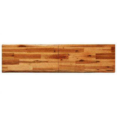 vidaXL Set de masă din 3 piese, margini naturale, lemn masiv de acacia