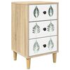 vidaXL Dulap de noapte HANAU Stejar Sonoma 36 x 33 x 60 cm