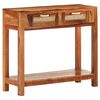 vidaXL Masă consolă, 86 x 30 x 76 cm, lemn masiv reciclat