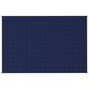 vidaXL Pătură cu greutăți, albastru, 120x180 cm, 5 kg, material textil