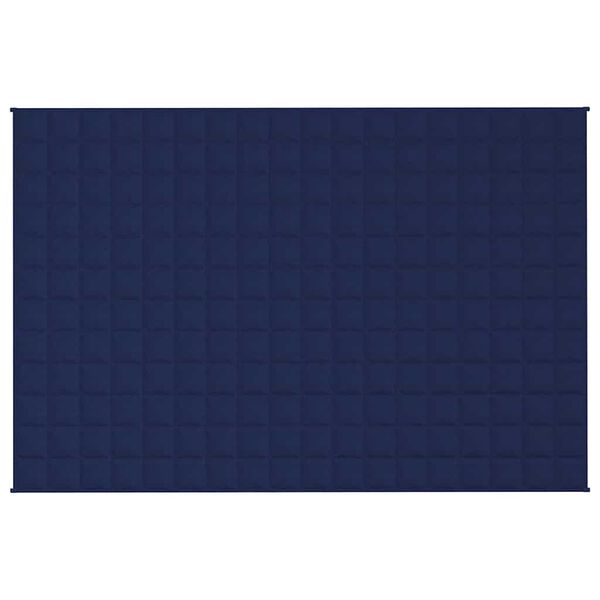 vidaXL Pătură cu greutăți, albastru, 120x180 cm, 5 kg, material textil
