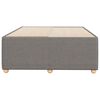vidaXL Cadru de pat fără saltea Taupe 120x190 cm țesătură