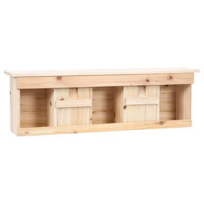 vidaXL Căsuță de vrăbii cu 5 încăperi, 68 x 15 x 21 cm, lemn de brad