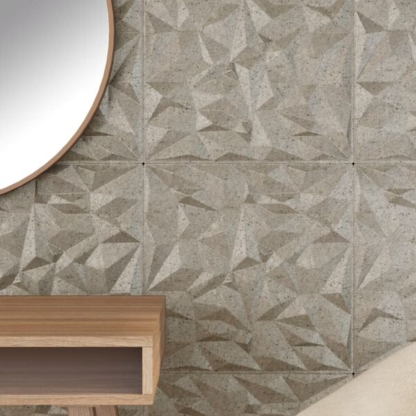 vidaXL Panouri de perete 24 buc. Beton 50x50 cm XPS 6 m&sup2; ametist