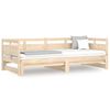 vidaXL Pat de zi extensibil, 2x(80x200) cm, lemn masiv de pin