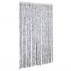 vidaXL Perdea pentru insecte, alb și gri, 118 x 220 cm, chenille