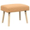 vidaXL bancă Simplu Bej 60 x 40 x 45 cm Boucl&eacute;