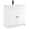 vidaXL Set de mobilier pentru baie Alb 56 x 37,5 x 81 cm