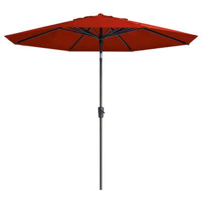 Madison Umbrelă de soare Paros, roșu cărămiziu, 300 cm