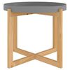 vidaXL Măsuță de cafea gri 53x53x43,5 cm lemn prelucrat&lemn masiv pin