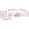 vidaXL Set canapele grădină cu perne, 9 piese, lemn masiv brad douglas