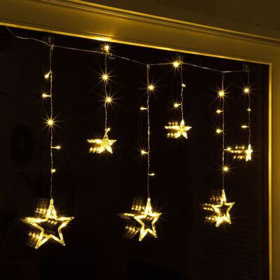 HI Perdea cu steluțe luminoase Fairy, cu 63 LED-uri
