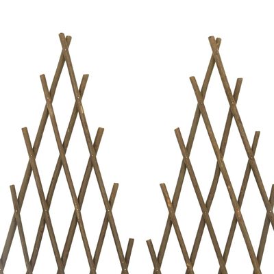 vidaXL Garduri cu zăbrele de grădină, 5 buc.,170 x 75 cm, salcie