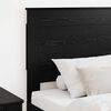 vidaXL Tăblie cap cu headboard Stejar Negru 80 cm Lemn compozit