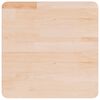 vidaXL Blat de masă pătrat, 50x50x2,5 cm, lemn masiv stejar netratat