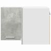 vidaXL Dulap suspendat Gri beton și Alb 57 x 57 x 40 cm Lemn compozit
