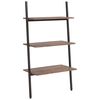 vidaXL Raft &icirc;nclinat cu 3 niveluri maro &icirc;nchis și negru 64x34x116 cm