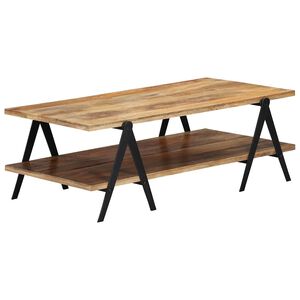 vidaXL Măsuță de cafea, 115 x 60 x 40, lemn masiv de mango