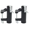 vidaXL Cleme umbrelă pentru balcon, 2 buc., 25-38 mm, oțel