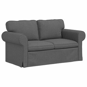vidaXL Canapea Gri &icirc;nchis 155 x 82 x 80 cm țesătură