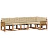 vidaXL Set de canapele de exterior 6 pcs Natural și Bej