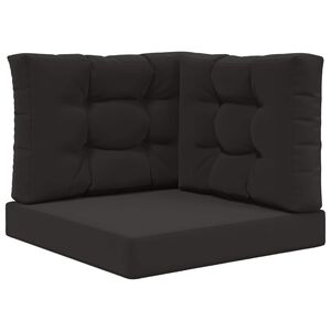 vidaXL Perna pentru canapea de exterior Poliester Negru 60 x 60 cm