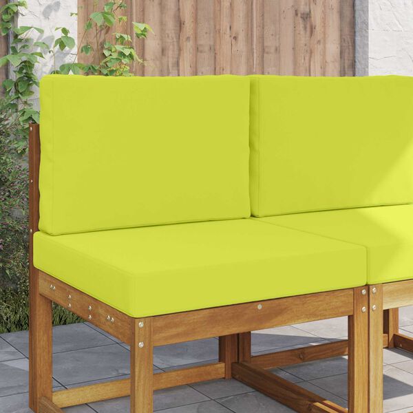 vidaXL Perna pentru canapea de exterior 2 pcs Verde Poliester