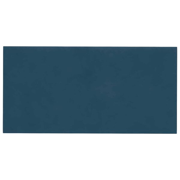 vidaXL Tăblie de Pat pentru Perete 12 pcs albastru 30 x 15 cm Catifea