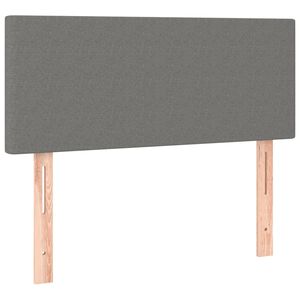 vidaXL Tăblie de pat, gri &icirc;nchis, 80x5x78/88 cm, textil