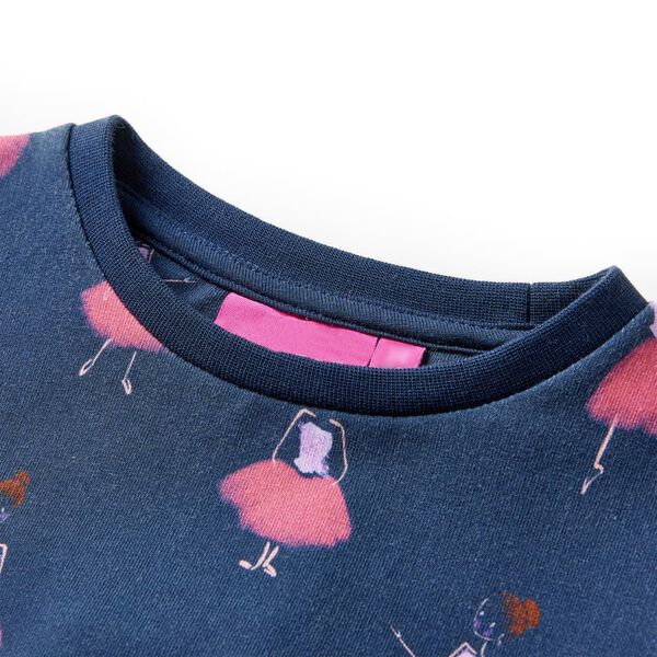 Rochie pentru copii, bleumarin, 140