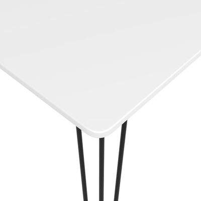 vidaXL Masă de bar, alb, 120 x 60 x 105 cm
