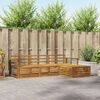 vidaXL Set de canapele de exterior 4 pcs natural