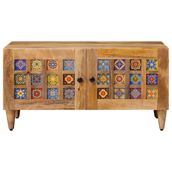 vidaXL Masă de cafea natural 80 x 50 x 40 cm Lemn de mango solid