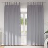 vidaXL Perdele Opaque cu Inel 2 pcs Gri deschis 225 x 140 cm Poliester