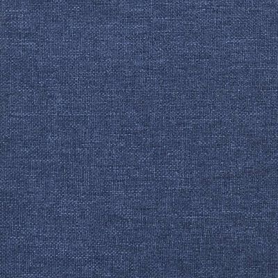 vidaXL Taburet albastru/portocaliu 45x29,5x35cm textil/piele ecologică